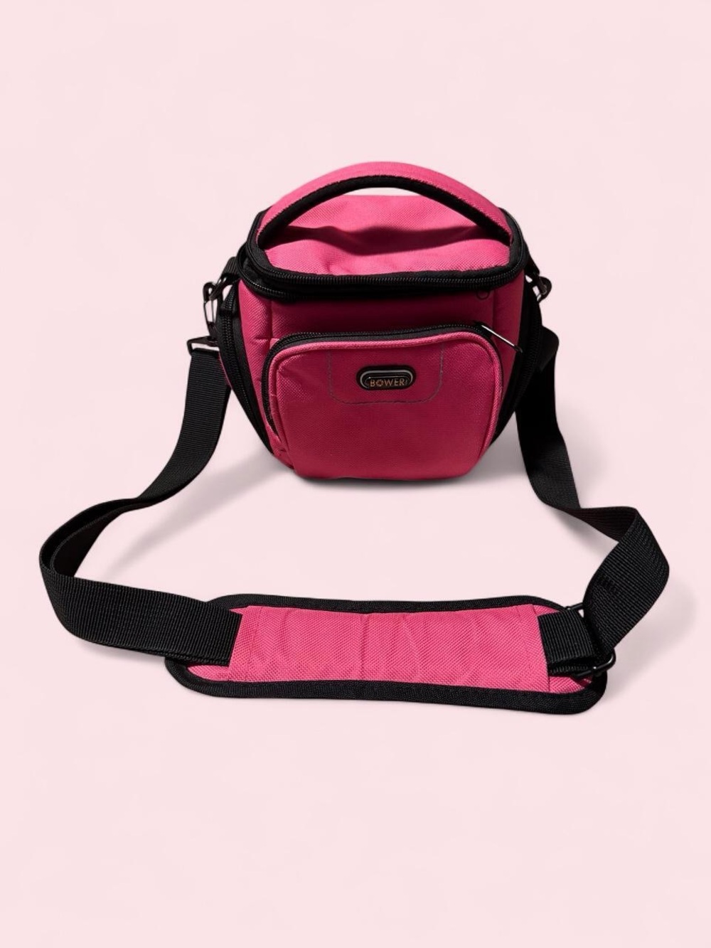 Bower Pink Compact Crossbody Camera Bag